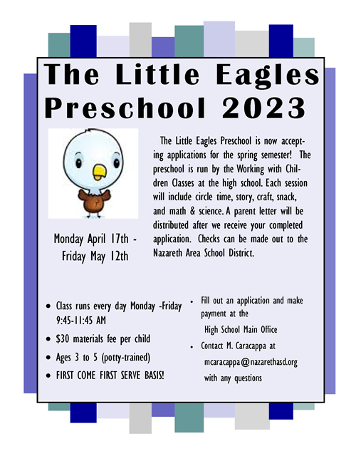 Little Eagles Preschool Flyer